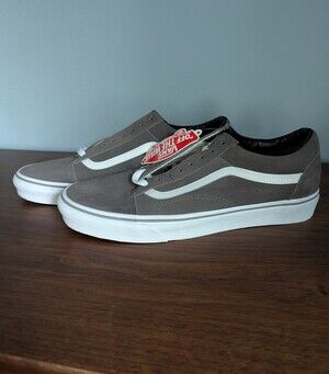 Vans Customs - Gray Suede With Leather Detailing Mens 10.5